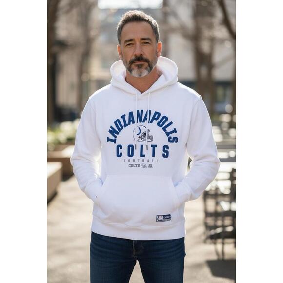 Nike Other - White Indianapolis Colt Hoodie Sweatshirt‎ Size Medium NWT